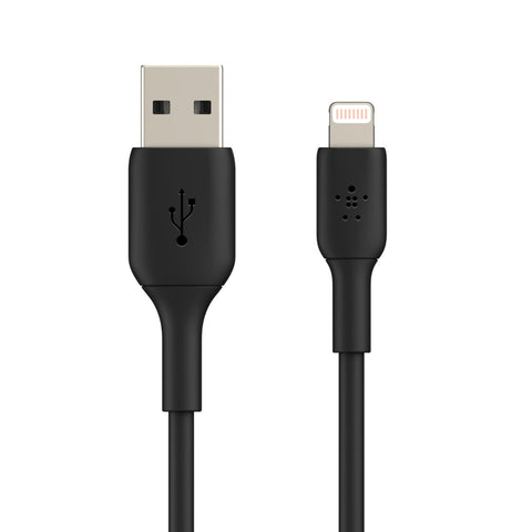 Cable Belkin De Conector LIGHTNING TO USB-A 2 MTS NEGRO