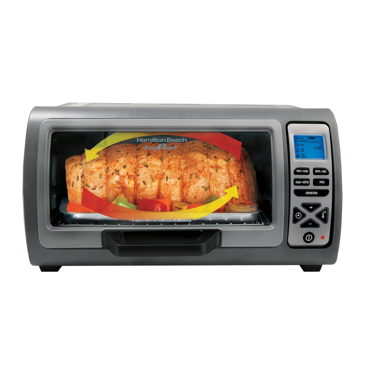 Horno Tostador Hamilton Beach 31260 4 Rebanadas Multifunción