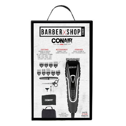 Cortador De Cabello Conair 15 Pzas Color Negro