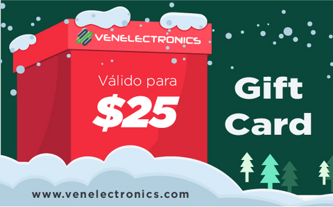 GIFTCARD VENELECTRONICS $25