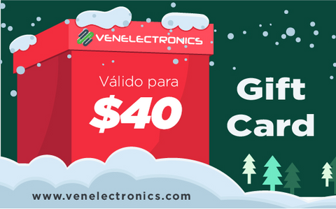 GIFTCARD VENELECTRONICS $40