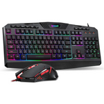 Teclado + Mouse RedDragon Gamer Color Negro