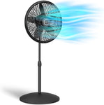 Ventilador Lasko 1827 3 Velocidades Ajustable Negro