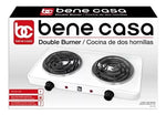 Cocinilla Bene Casa Electrica Doble Hornilla 1800W Color Blanco