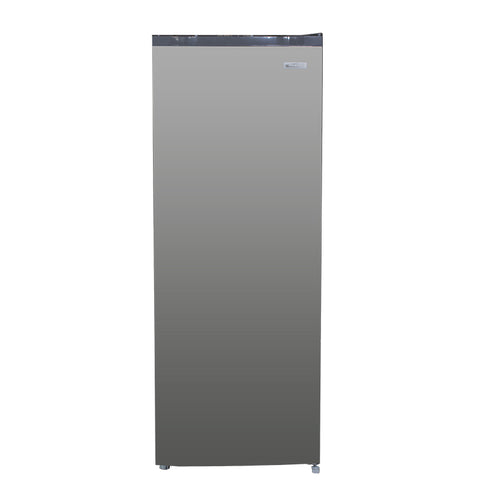 Congelador Gplus Vertical 168LT C/ Escarcha Color Acero Inox