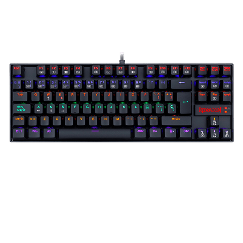 Teclado Gamer ReDragon Color Negro Swicth Red Kumara