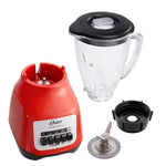 Licuadora Oster 2 Velocidades 550 watts 1.5 Litros Vaso de Vidrio Rojo