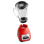 Licuadora Oster 2 Velocidades 550 watts 1.5 Litros Vaso de Vidrio Rojo