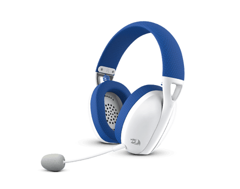 Auriculares ReDragon Ire Cable Tipo C Bluetooth Blanco Con Azul