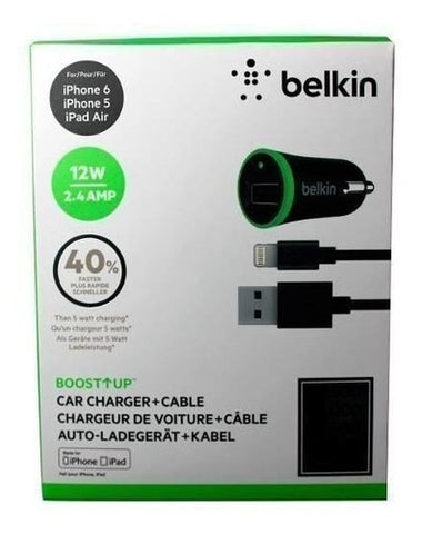 Cable Usb Belkin + adaptador Para carro de iPhone/iPad