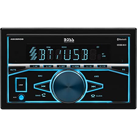 Reproductor Boss Doble Din Bluetooth AM FM