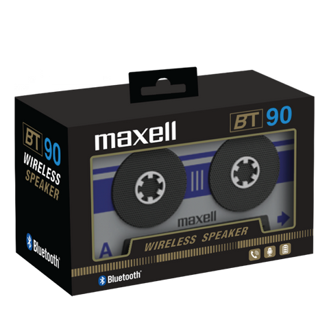 Corneta Maxell Portatil Forma De Cassette Bluetooth