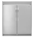 Refrigerador+Congelador + Trim KIT Whirlpool 18 Pies Acero Inoxidable