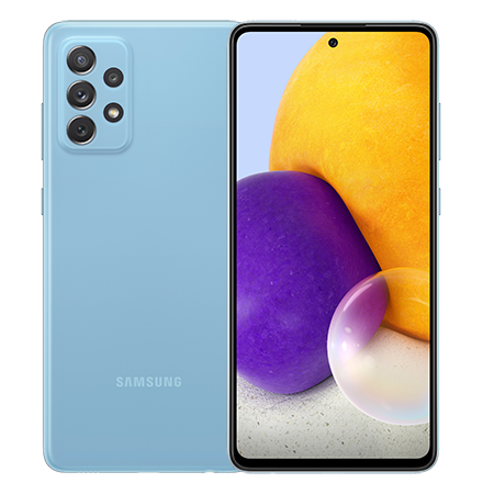 Teléfono Samsung A72 6GB 128GB Cámara Trasera 64MP+12+5MP Cámara Frontal 32MP Azul